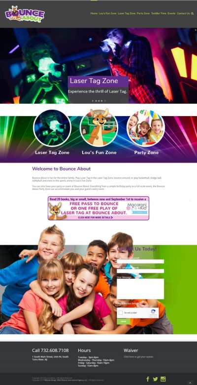 BounceAboutWebsite