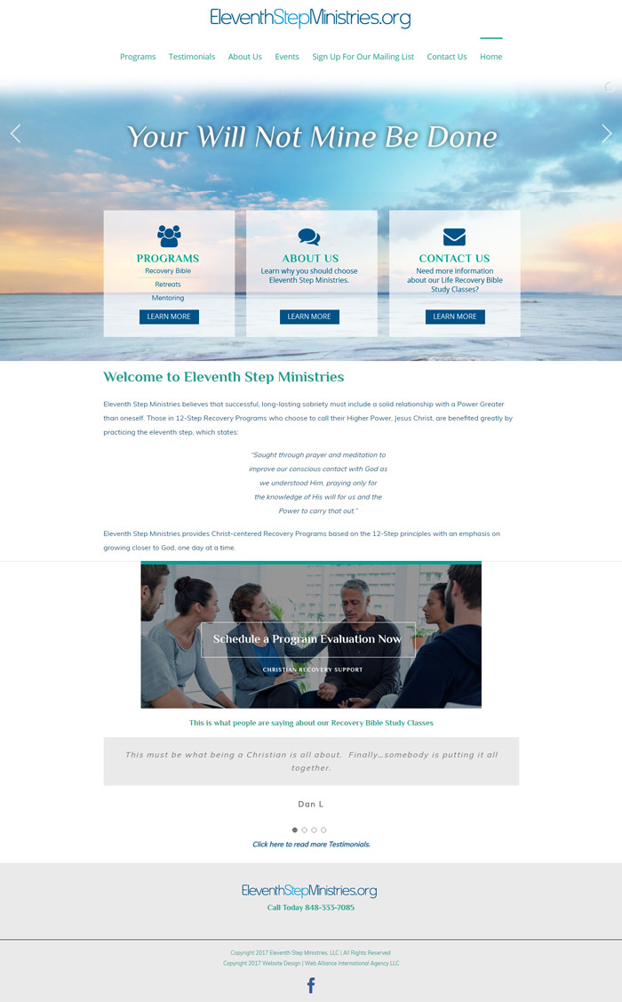 EleventhStepMinistriesWebsite