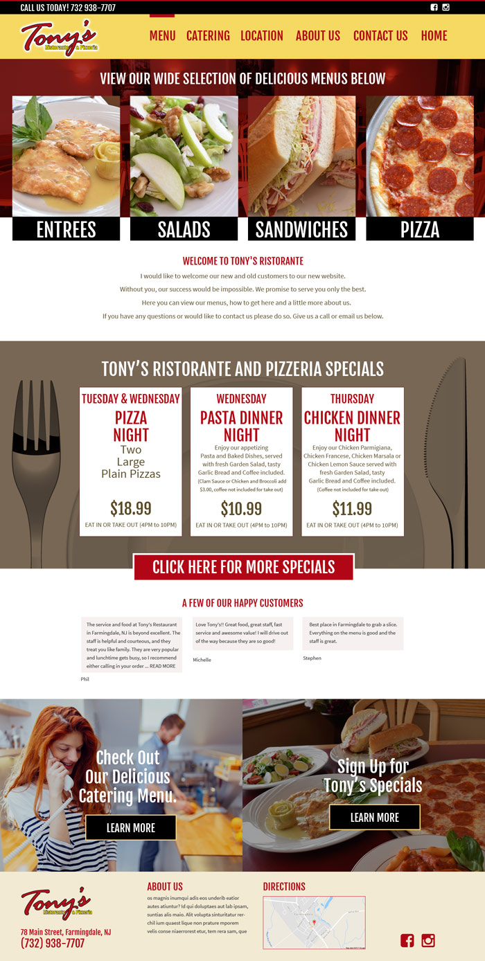 tonysristorantewebsite